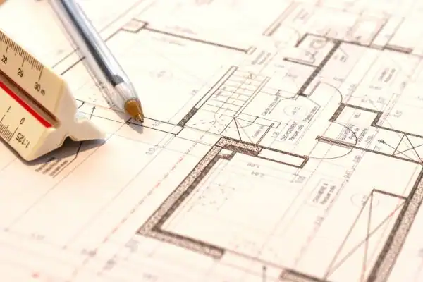 Image of architect Ilkley drawings