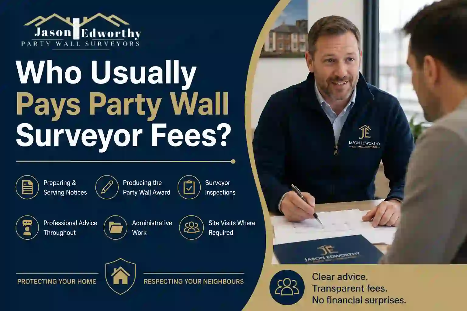 Who Usually Pays Party Wall Surveyor Fees Ilkley?